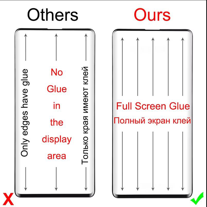 Full Glue Tempered Glass For X - огляд і ціна Screen Alignment Tool