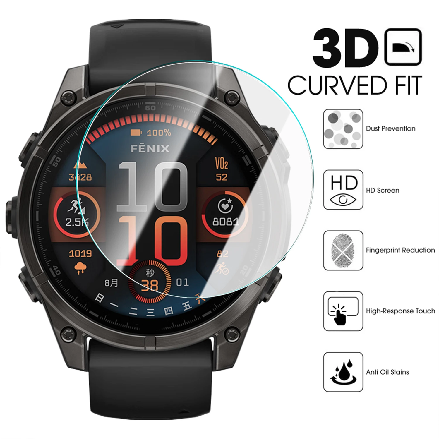 HD Tempered Glass For Garmin F - огляд і ціна Screen Alignment Tool