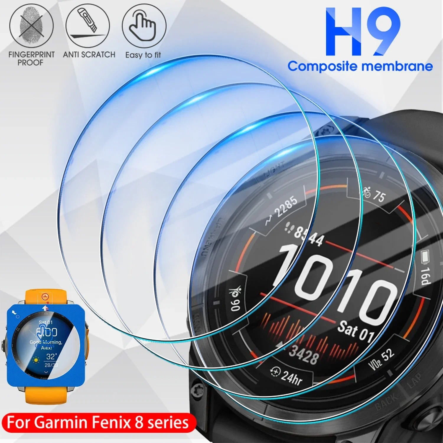 HD Tempered Glass For Garmin F - огляд і ціна Screen Alignment Tool
