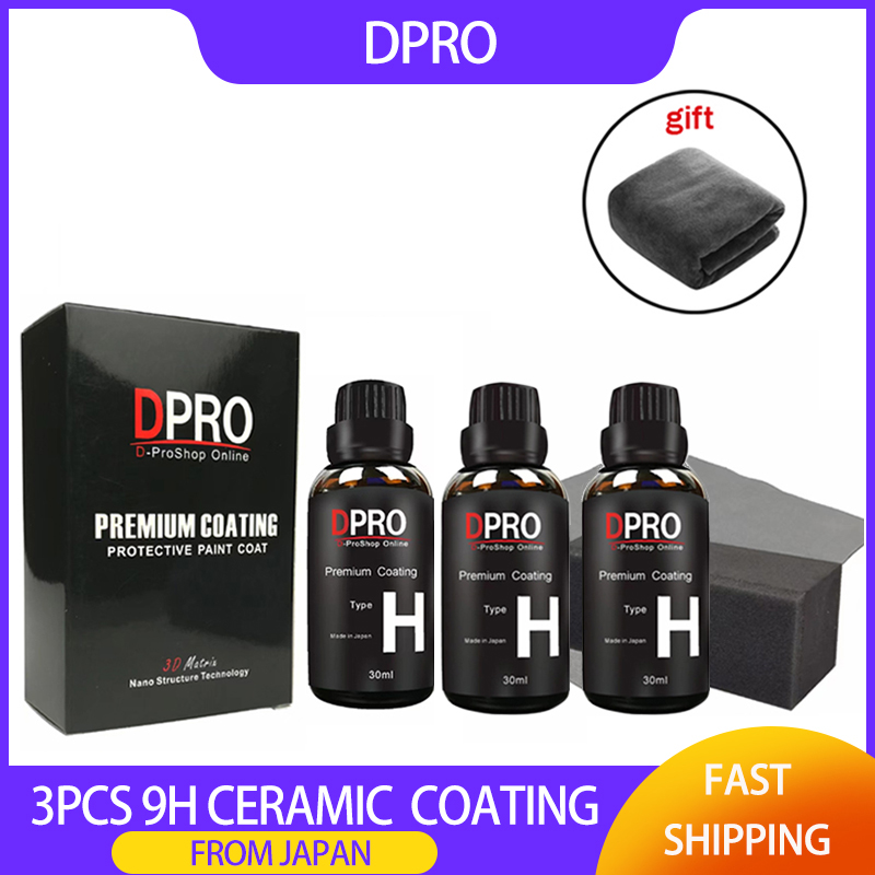 3pcs 9H Liquid Glass Car Ceram - огляд і ціна Nano Liquid Coating