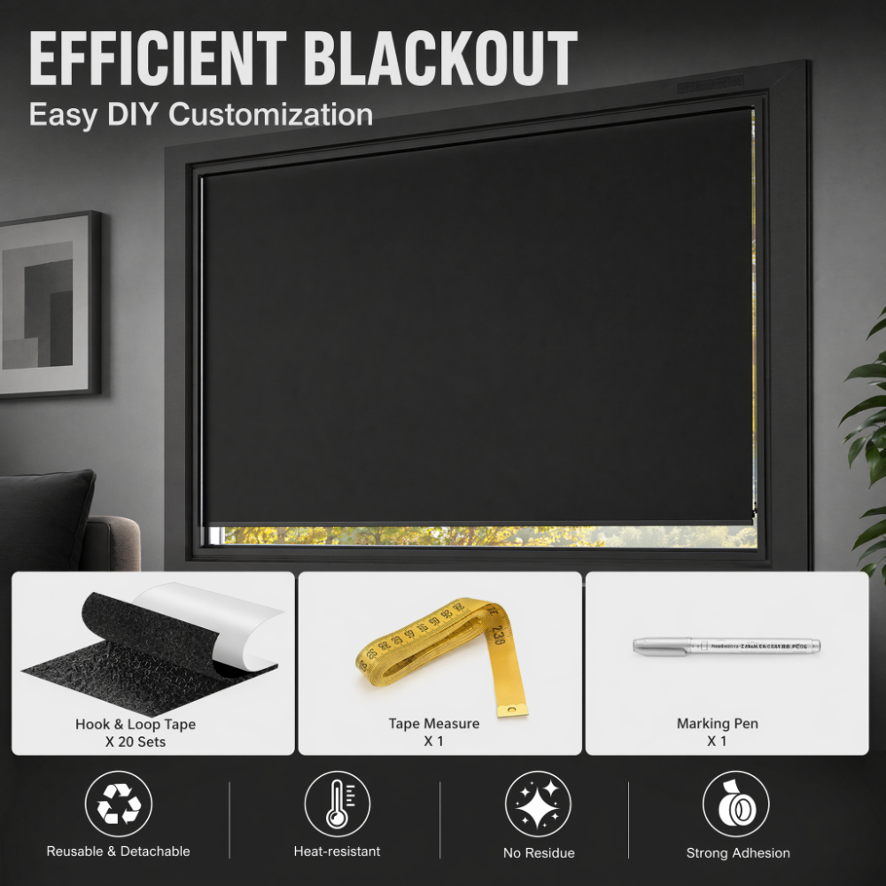 100% Blackout Curtain Darkest  - огляд і ціна Privacy Screen Protector
