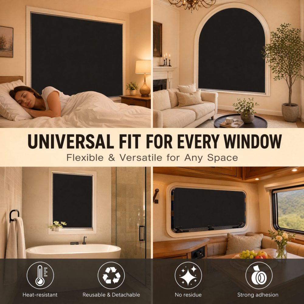 100% Blackout Curtain Darkest  - огляд і ціна Privacy Screen Protector