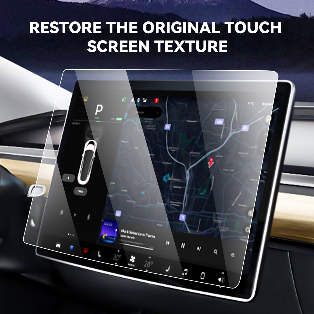 For Tesla Model 3 Y Car Naviga - огляд і ціна Glass Protector Auto