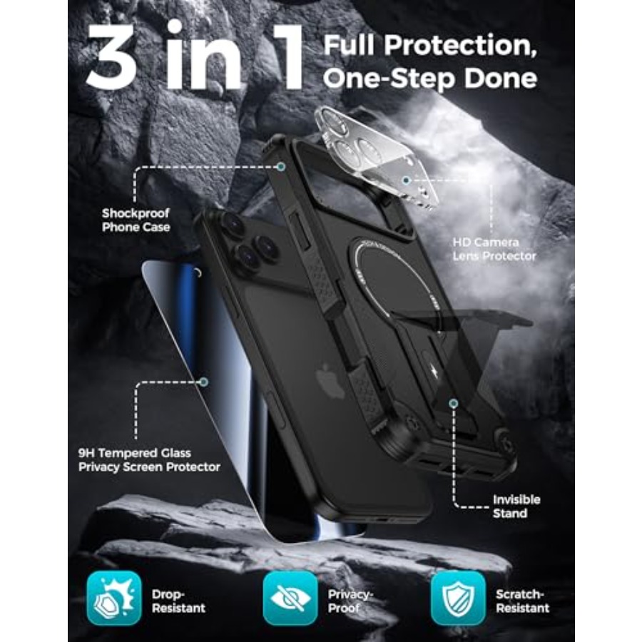 for iPhone 17 Pro Max Case wit - огляд і ціна Privacy Screen Protector