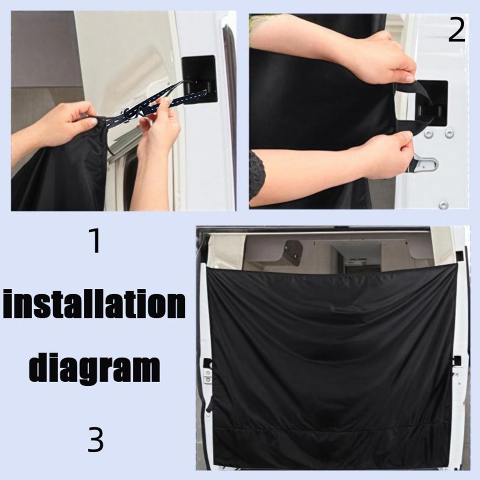 Black Large Car Privacy Drapes - огляд і ціна Privacy Screen Protector